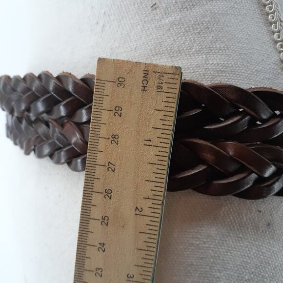 Women's Double Braided Woven Boho Bohemian Brown Medium M - Picture 5 of 9